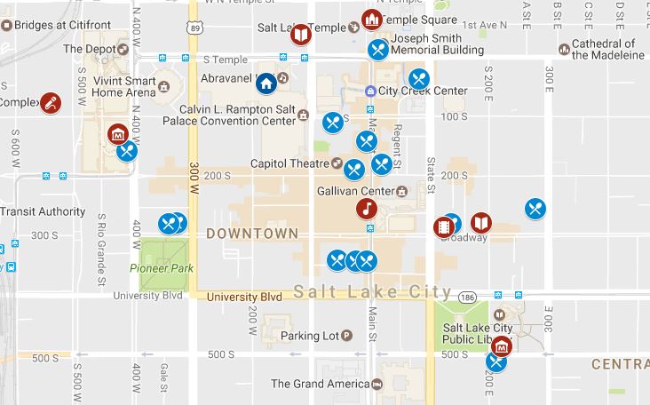 Spillman Users’ Conference 2016 Map