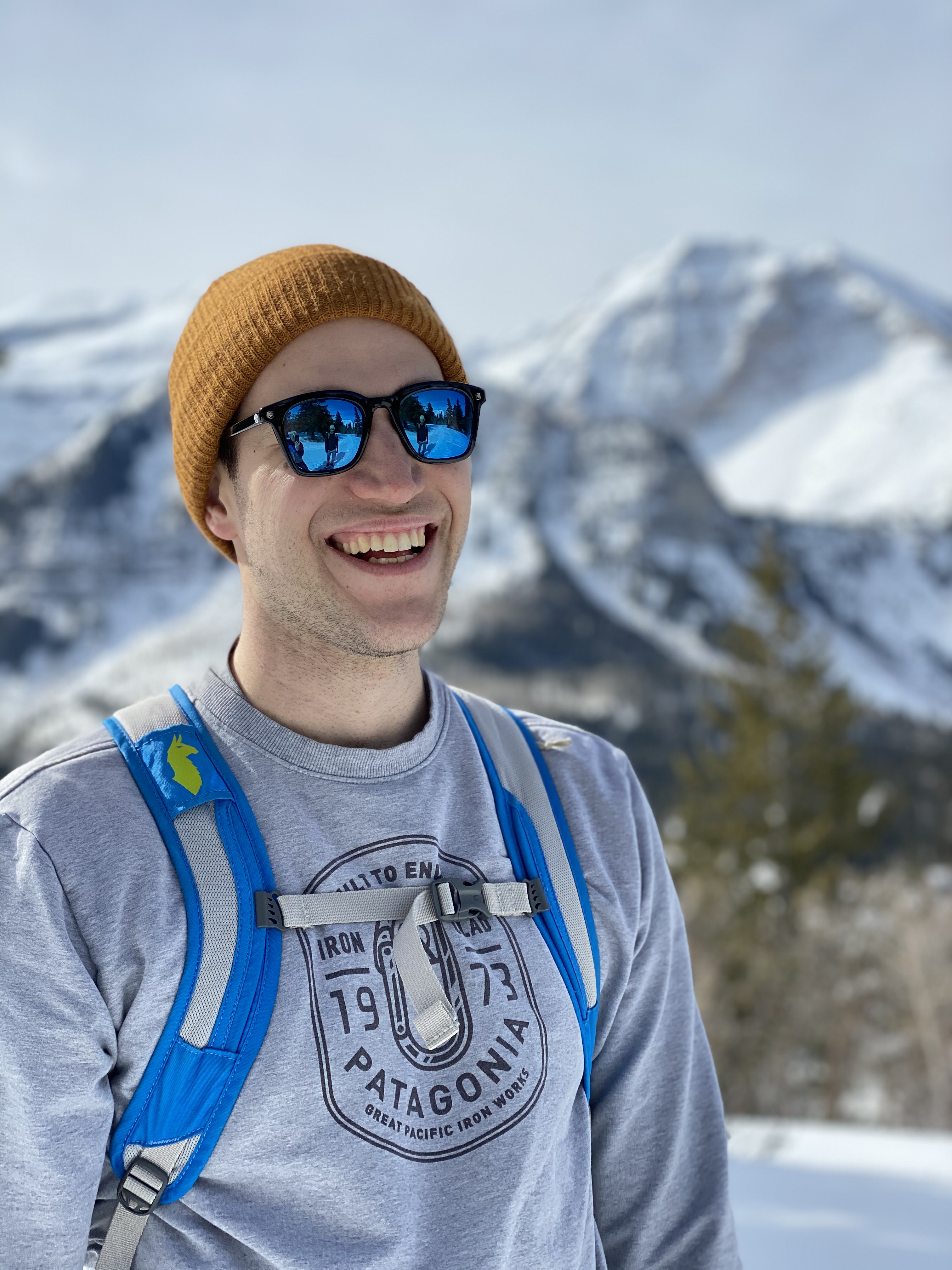 Ben Hale in the mountains