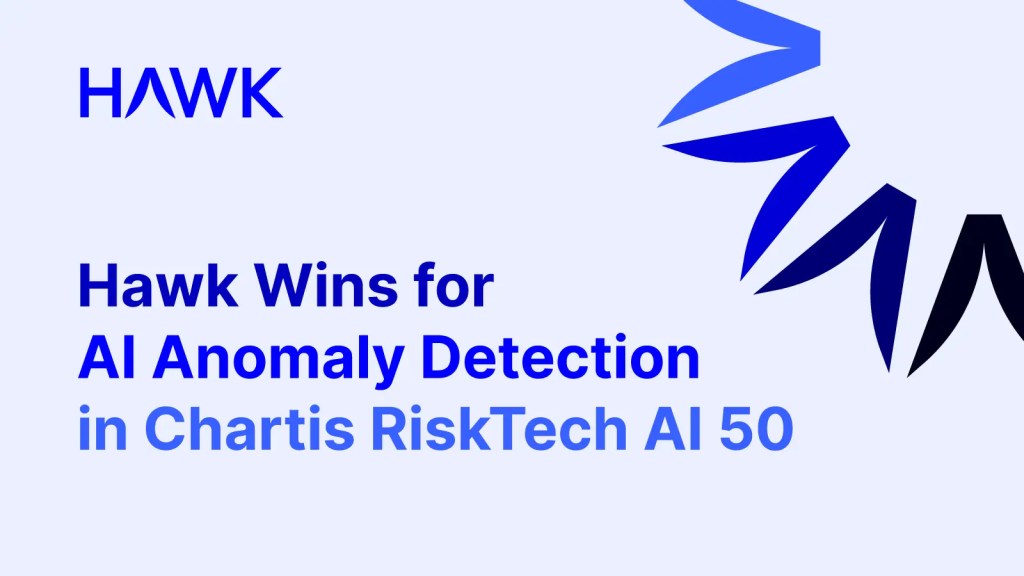 Hawk Wins for AI Anomaly Detection in the Chartis RiskTech AI 50